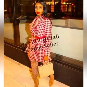 Zara Jackets Coats Zara Houndstooth Tweed Weave Textured Pea